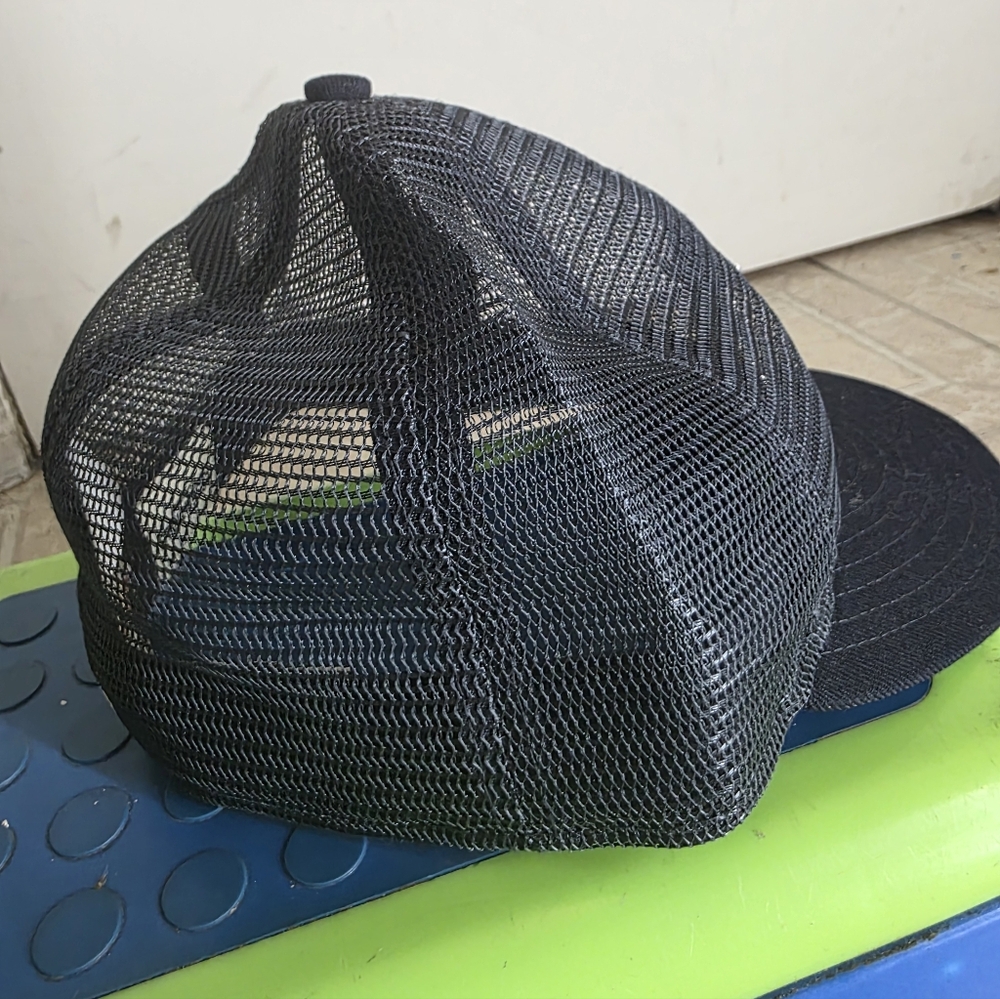 New Era x Fear of God Full Mesh 59FIFTY Fitted Hat blue navy Sz 7 3/8 - Picture 4 of 8